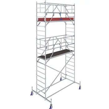 KRAUSE STABILO aluminijumska pokretna skela 2.50x0.75m radna visina 6.40m 772046 KRAUSE STABILO aluminijumska pokretna skela 2.50x0.75m radna visina 6.40m 772046
